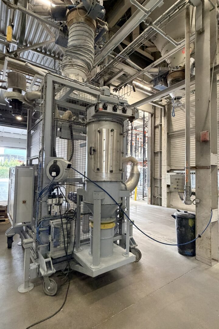 maxpac big-bag-vulstation voor PVC compounds