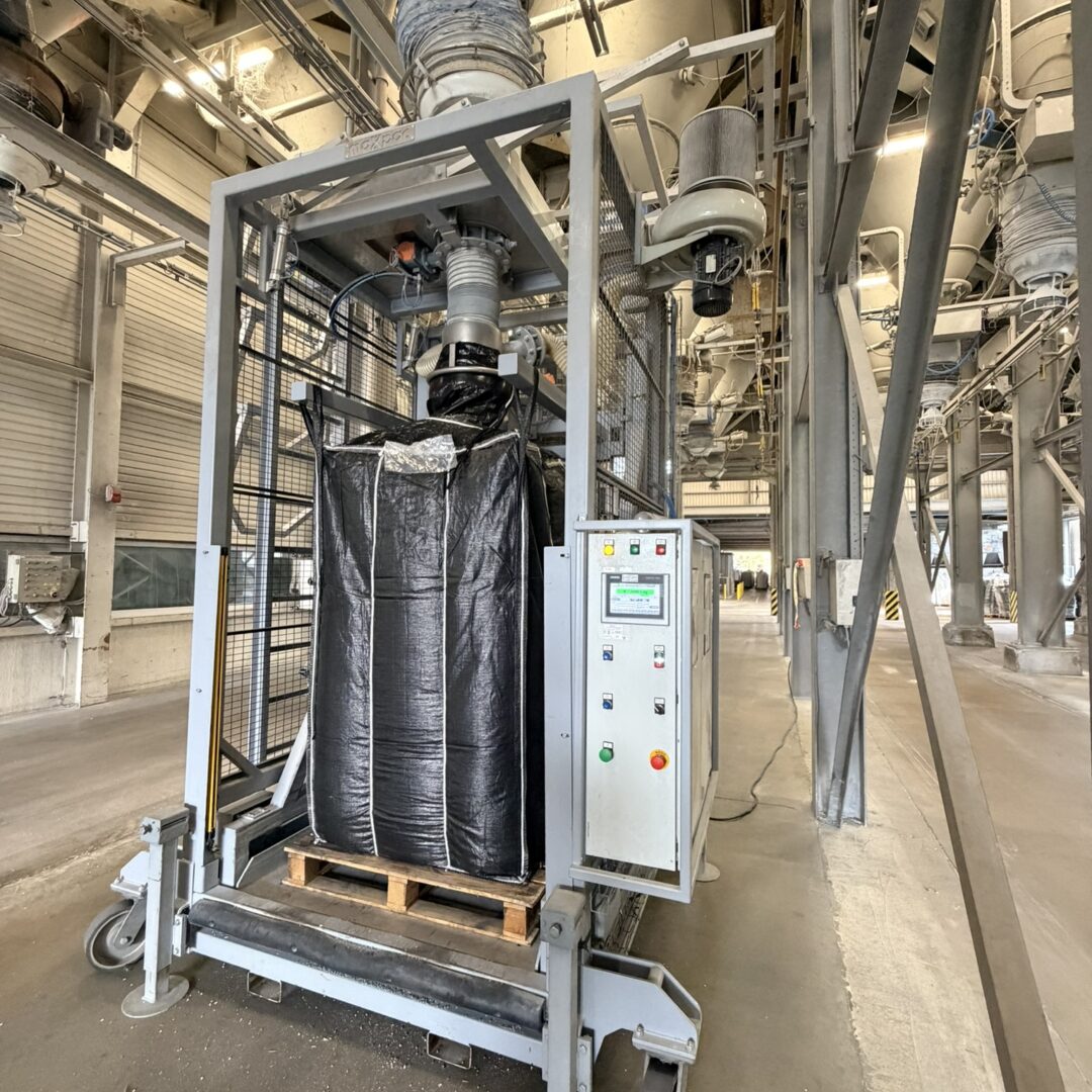 maxpac big-bag vulstation voor PVC compounds